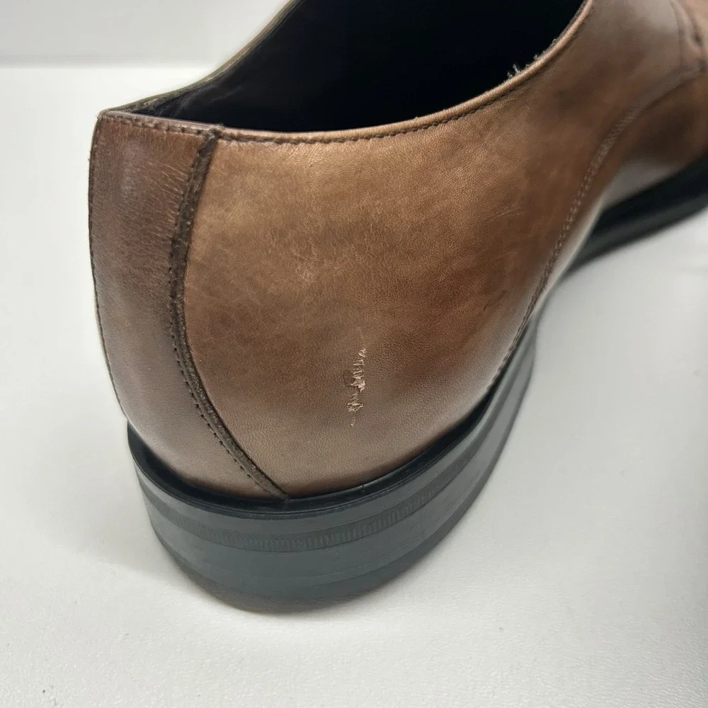 To Boot New York Adam Derrick Amedeo Men's Size 11.5 Brown Derby Oxford Italy